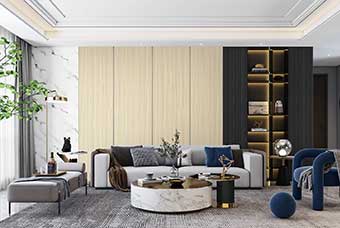 楚雄轻奢风格-客厅