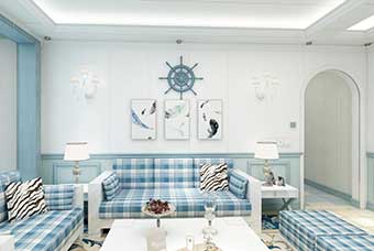 楚雄地中海风格-客厅