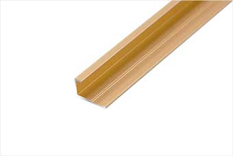 楚雄航空纤维墙咔铝合金边条（钛金氧化）