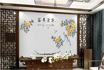 楚雄森佰汇航空纤维墙咔（富贵荣华）