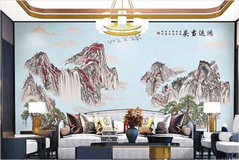 楚雄森佰汇航空纤维墙咔（鸿运当头）